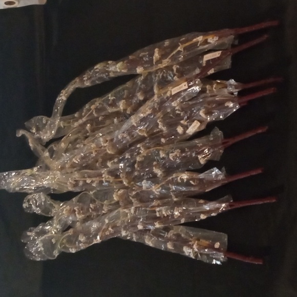 10 Pcs .40" White Blossom Faux Floral Accent Cherry Blossoms - Picture 12 of 12